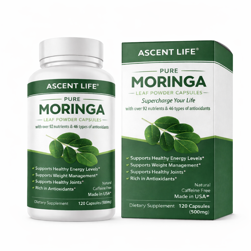 Ascent Life - Moringa Leaf Capsules